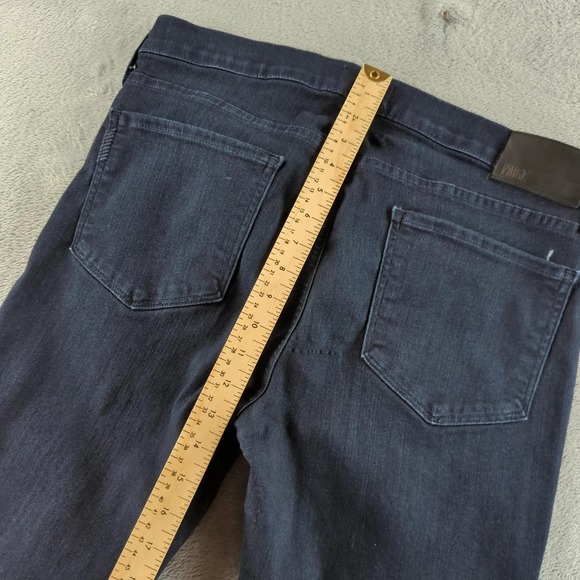 Paige Jeans Mens 34x30 (Fits 32x30) Blue Croft Dark Wash Slim Stretch Denim USA - Picture 8 of 11